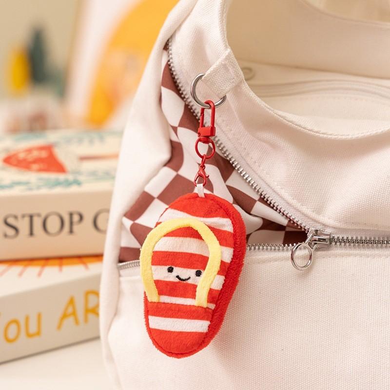 Coconut Fruit Plush Toy Keychain For Kids And Teens