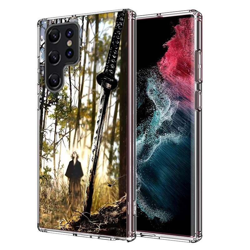 Manga Vagabond Capa Phone Case For Samsung S26 Ultra S25 Edge Galaxy S23 S21 S20 S24 FE S22 S10 Plus Cover Clear TPU Shell Coque