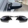2PCS Side Mirror Cover Cap For B1MW E81 E82 E87 E90 E91 E92 E93 PRE-LCI M3 Carbon Fiber