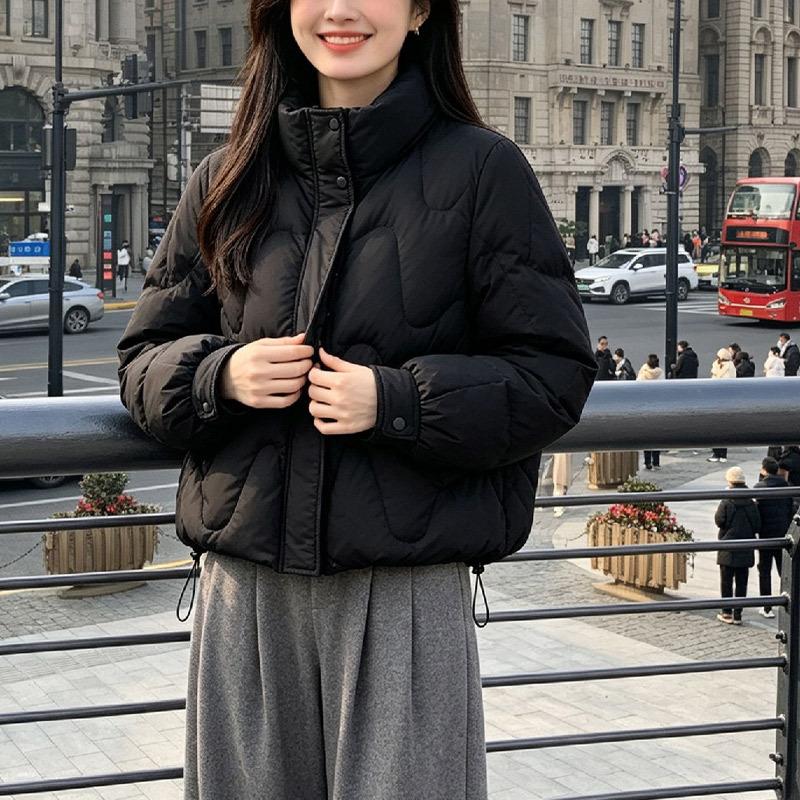 Down jacket women's new winter duck down short Korean version new women's down jacket Pinghu