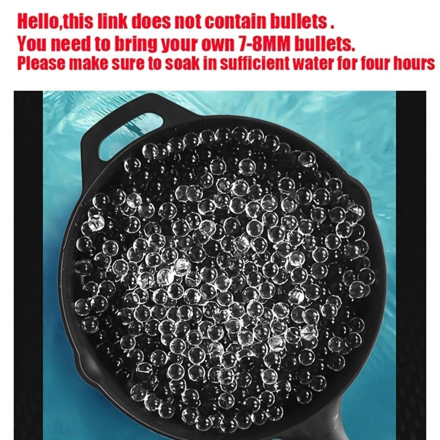 High-Speed Barrett Sniper Gun Toy with Gel Jet Bomb - 7.4V Dual/Automatic Mode Fully Automatic and Semi-Automatic Shooting Durable Pvc Material