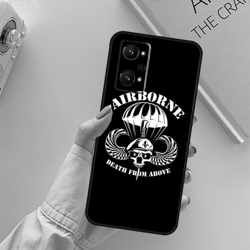 Russia Airborne For Realme C61 C75 C55 C51 C21Y C25S C67 C53 13 12 10 11 14 Pro Plus GT 6T 6 5 GT7 Pro Case