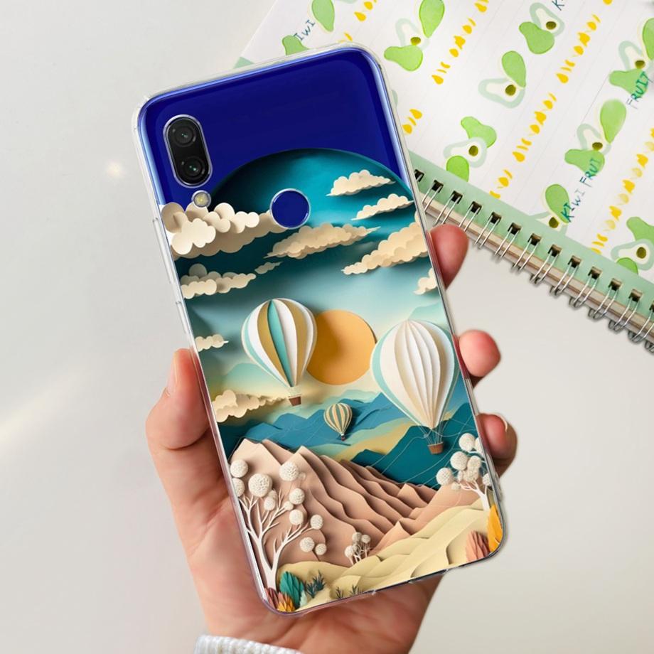 Для Xiaomi Redmi Note 7 7Pro 6 Pro 5 Pro Чехол для телефона Прозрачный Мягкий ТПУ Силиконовая Задняя Крышка Крутой Мультяшный Девичий Модный Бампер Capa