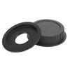 For CEOS Lens Adaptor Ring with Back Cap for C Mount Lens To for Canon EF EFS Camera