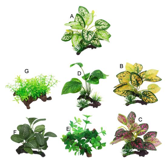 Украшение для аквариума Безопасное многостильное тонкое мастерство Имитация экологически чистого декора Ношение