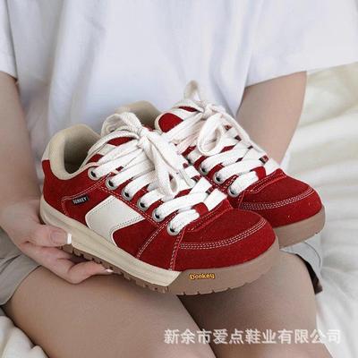 Кожаные осенние спортивные дышащие на шнуровке на супермягкой толстой подошве