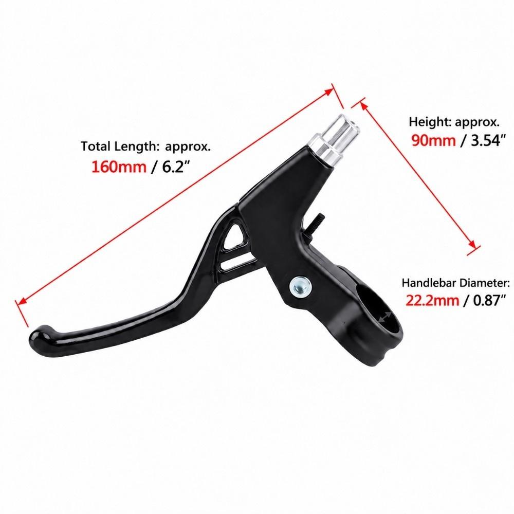 1 Pair 2.2cm Diameter Mountain Bike Brake Bike Brake Handle for Mountain Bike,Road Bike,BMX Bike