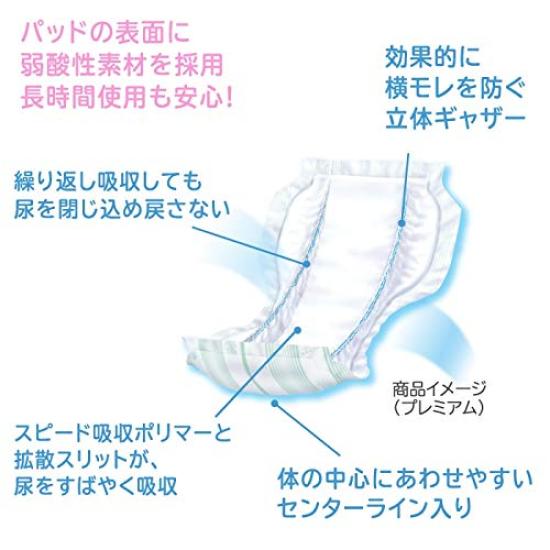 Refre Hyper Skin Pro Super Premium Urine Pads Absorptions 20 Adult Side Leakage Use Type Center Comfort (11 / Pads) Diapers, Prevention, Day/Night