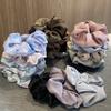 5pcs/set Fashion Silk Scrunchies for Women Elastic Satin Hair Bands Girls Retro Printing Hair Tie Scrunchie Set Pack Acesoriess
