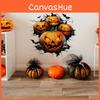 Wall Sticker Spooky Pvc Halloween Pumpkin Bat Sticker For Home Restaurant Decor