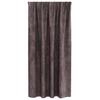 Velvet Curtains with Curtains 2 pcs Brown 175 x 140 cm Velvet