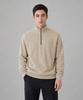 DOWNBLOW Men'S Sports Golf Wear Zipper Fleece-Lined Ribbed Half-Zip Sweatshirt Dbc 1815M
