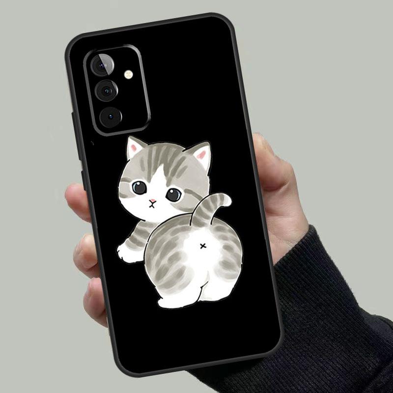 Забавный Чехол с Животными Кошки Собака Тигр Пара Для Samsung Galaxy A56 A36 A16 A33 A13 A23 A52 A32 A12 A54 A34 A14 A53 A15 A35 A55 A17