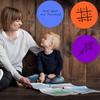 PinCute Updated Larger Sized 11.8 inch 10 Pack Dry Erase Dots Circles Sticker for Spots Tables, Colorful Removable Whiteboard Painting Marker,
