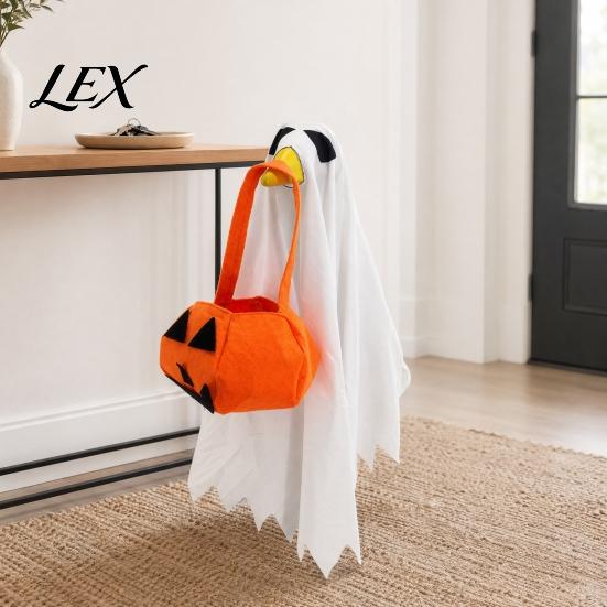 Spooky Costume Set Halloween Ghost Goose Outfit, Lawn Porch Clothes, Fall Exquisitely Crafted for Outdoor Patio Yard Decoration