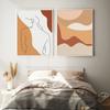 Линия тела, плакаты на скандинавскую тему, картина на холсте, настенное искусство, современная абстрактная геометрическая печать, картина для гостиной, интерьер, украшение для дома