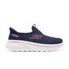 Skechers Go Walk Удобные Мягкие Прочные Поддерживающие Обувь для ходьбы Женская кроссовка Синий 125854-NVPK