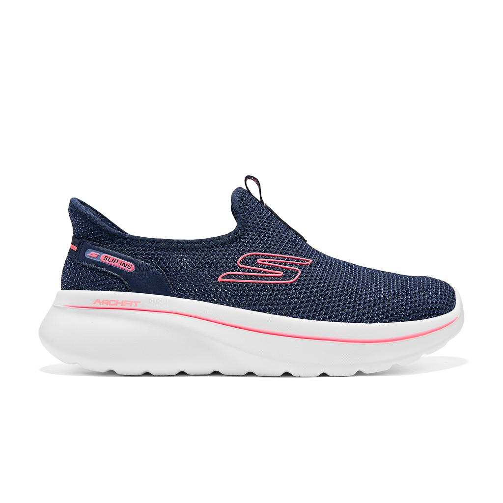Skechers Go Walk Удобные Мягкие Прочные Поддерживающие Обувь для ходьбы Женская кроссовка Синий 125854-NVPK