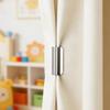 1-10 Pair Magnetic Curtain Clips Nail Free Blackout Closure Clips Keep Curtain Closed Prevent Light Leaking for Bedroom Office