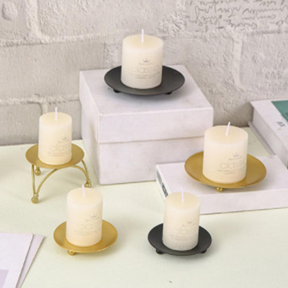 Подсвечник из скандинавского золота и железа, креативный подсвечник, декоративный подсвечник для стола