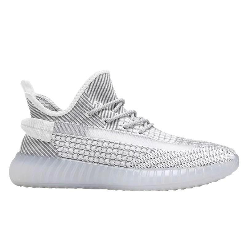 Кокосовые туфли женские 2025 весна новинка дышащие парные мужские и женские туфли мягкая подошва нескользящие летуче-трикотажные легкие спортивные кроссовки для бега