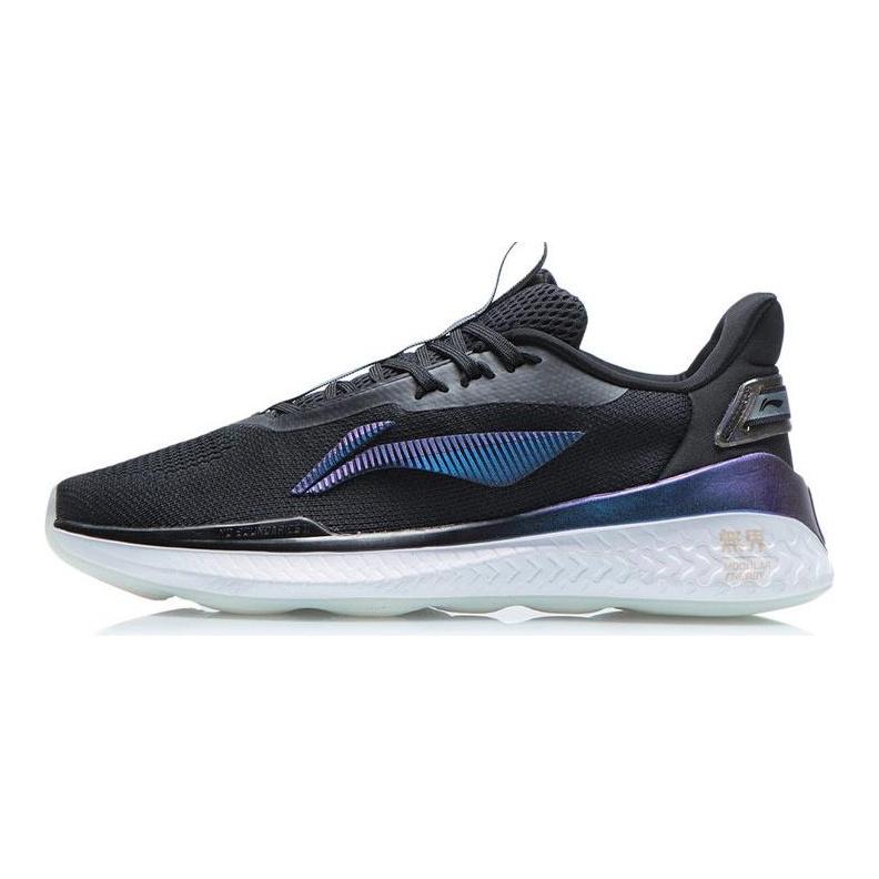 Li Ning Boundless 2 Infinity Дышащие Низкие Беговые Кроссовки Женские Черные AFPR022-4