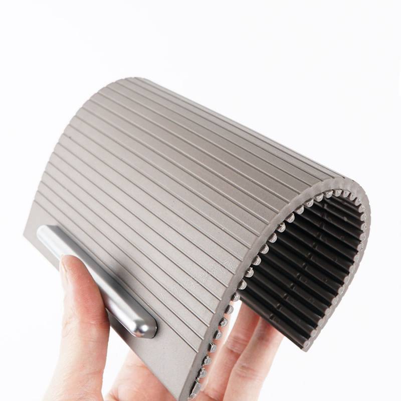 Центральная консоль автомобиля раздвижные жалюзи держатель для стакана рулонная шторка крышка D857503 для Volkswagen VW Magotan Passat CC B6 B7 2008-2016