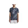 Under Armour Футболка с короткими рукавами и круглым вырезом Iso-Chill Tie-Dye, мужские топы SS23, черные 1377882-001