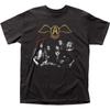 Aerosmith Get Your Wings Мужская футболка Рок-н-ролл Классическая футболка Новая Черная