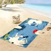 Cute cat 2D Flat Print Beach Towel, Large Soft Quick Dry Towel for Beach Camping Swimming.MSTJ0918368