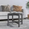 VidaXL Coffee Table Grey Ø 62.5x45 Cm Solid Pine Wood 822304