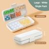 PP+silicone Travel Pill Organizer Double Sealing Medicine Container Case Medicine Box  Travel
