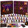 Halloween Decoration Pendant Set Gnome Advent Calendar, Christmas DIY Faux Diamond Art Calendar 31 Days Craft Kit, Handmade Hanging Ornaments