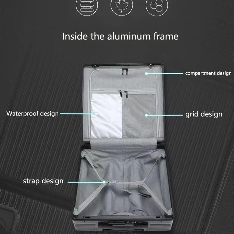 18-дюймовая ручная кладь на тележке, чемодан для деловых поездок на колесах, чемодан с сумкой для ноутбука, чемодан на колесиках с микро-USB