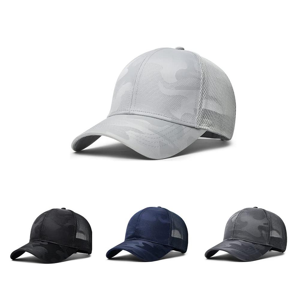 Сетчатая бейсболка Quick Mountain для активного отдыха [AXIAO] Мужская кепка, Кепка, Сушка, Альпинизм, Рыбалка, Гольф, Вождение, Бег, (Кремово-белый)