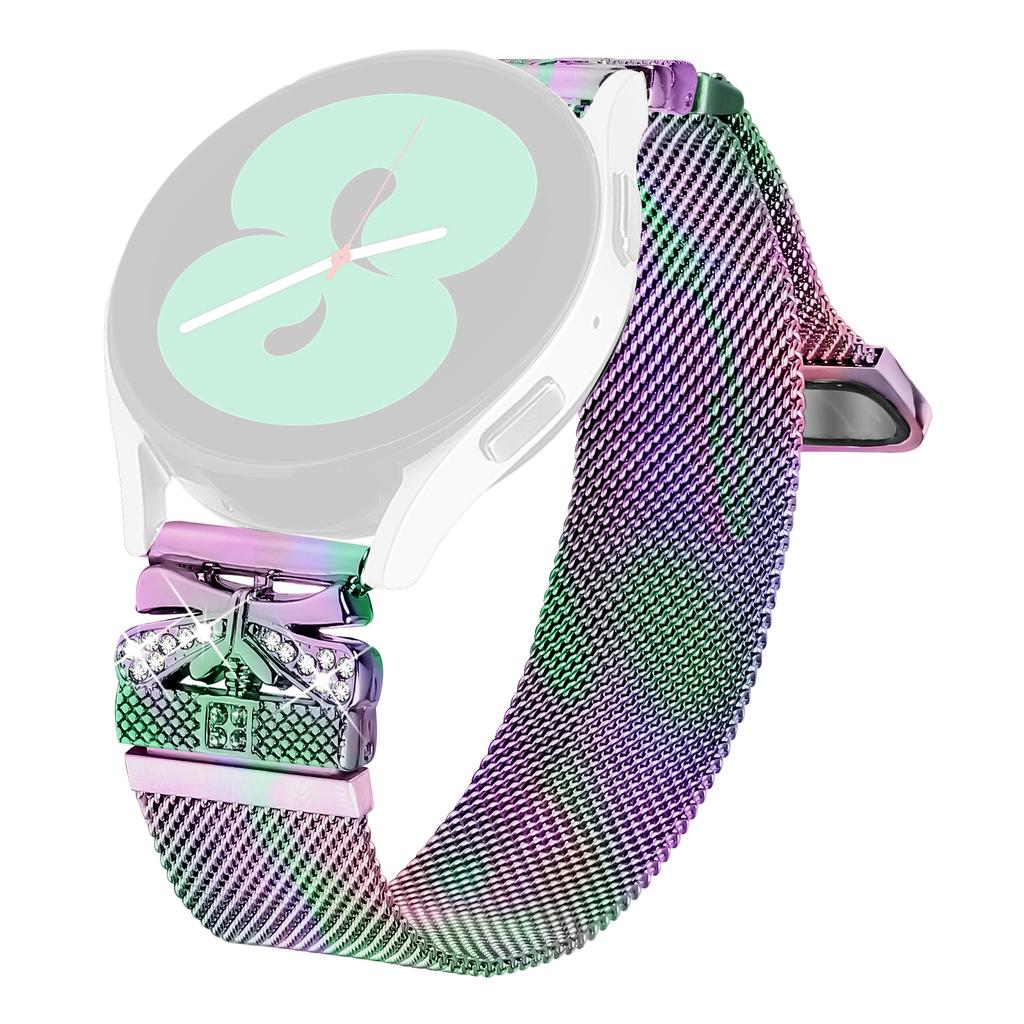 Metal Strap for Huami Amazfit GTS 3 Milanese Watch Band Butterfly Decor Electroplating Color