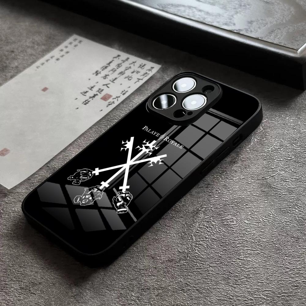 Music Palaye Royale Phone Case For IPhone 16 Pro Max 15 Plus 14 Pro 12 11 13 Mini X XR XS Max 8 7 Plus SE Glass Cover