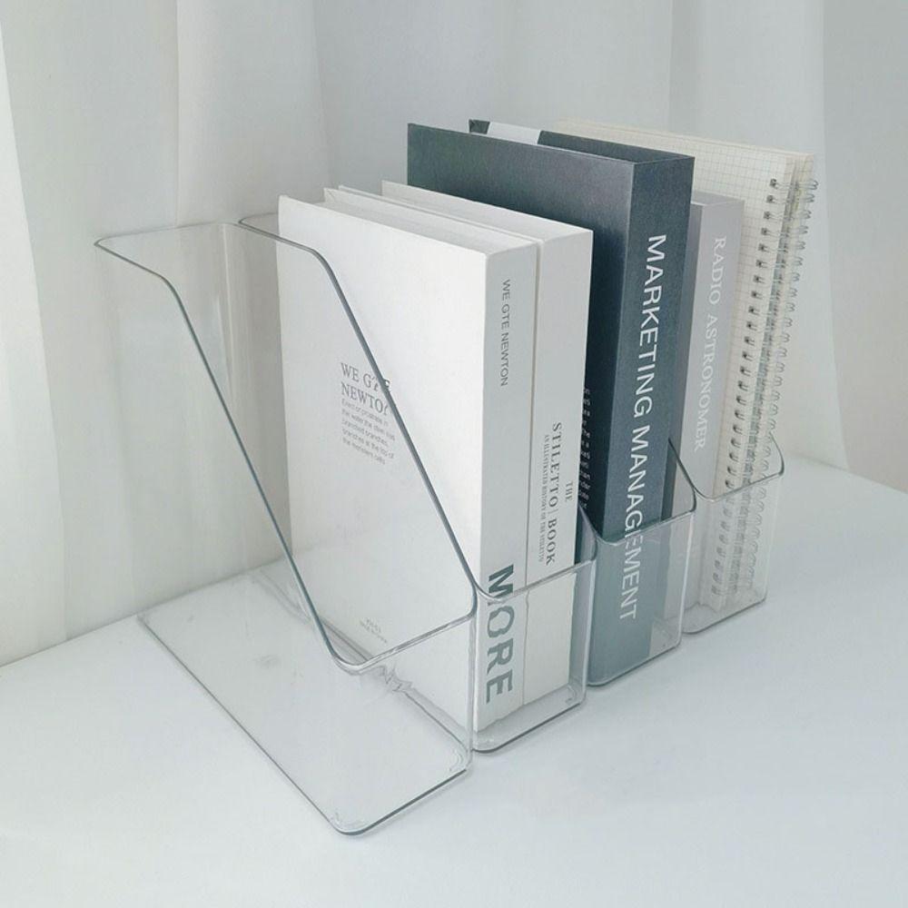 Настольная папка для ПЭТ, прозрачный лоток для бумаги, органайзер, стенд, вертикальная папка для файлов, журнал
