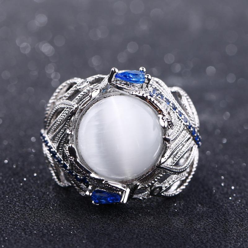 BELLA BOX Модные кольца с перьями для женщин, аксессуары для вечеринок, подарки, винтажные украшения