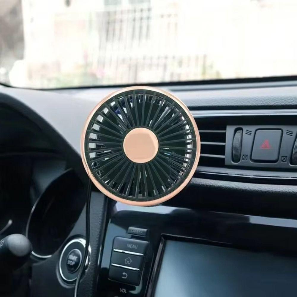 Cooling Portable Mini Fan Radiator Car Air Conditioner Decoration Car Air Vent Clip Fan Summer
