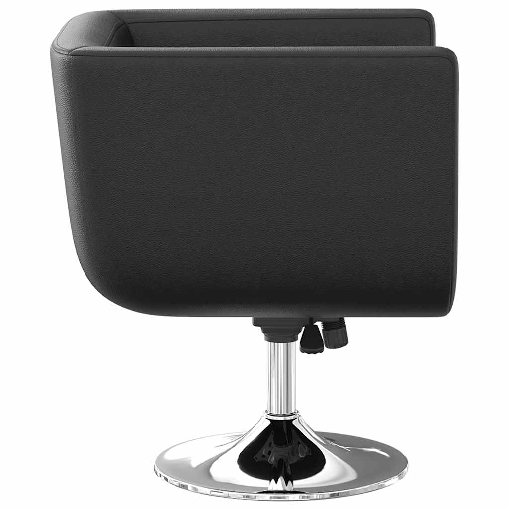 Bar Stool Black Artificial Leather