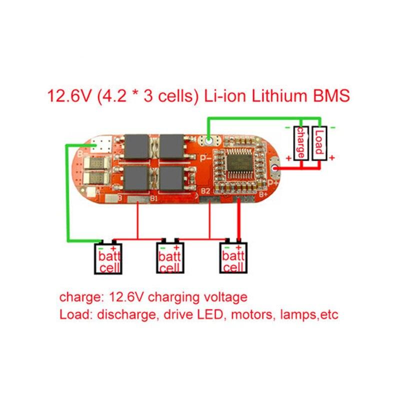 BMS 25A 3S 12,6 В 4S 16,8 В 5S 21 В 18650 литий-ионная батарея, схема защиты, зарядная плата, модуль PCM, полимерная печатная плата Lipo Cell