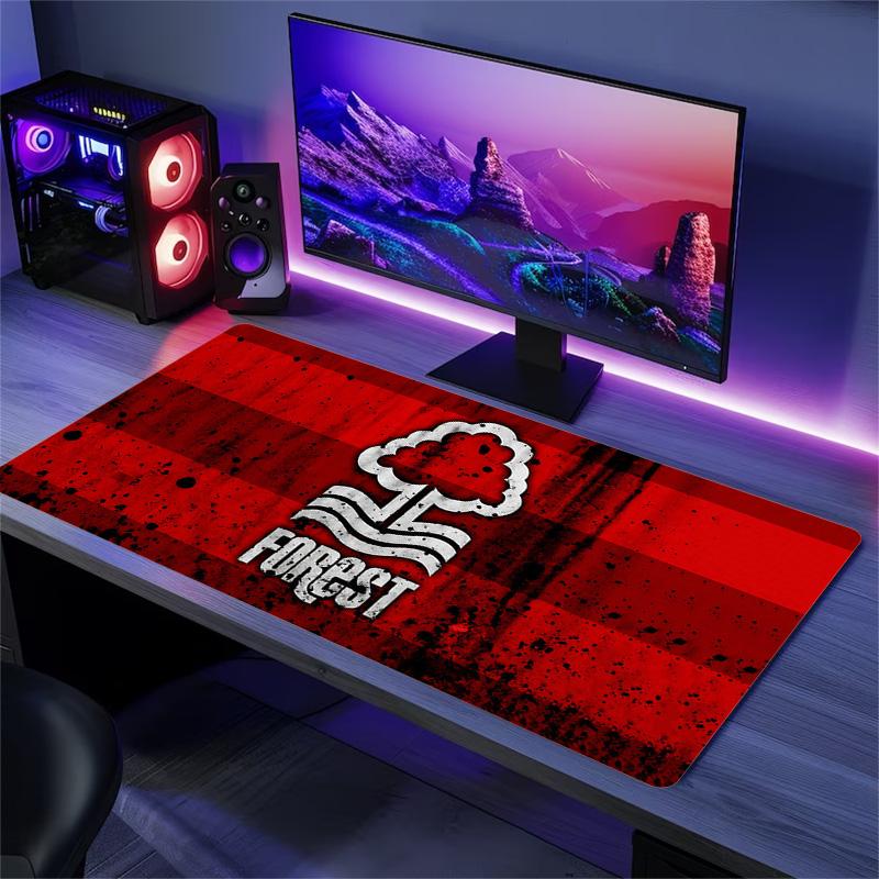 Nottingham Forest F.C Print Cushion Non-slip Laptop Tablet Big Mousepad XXL Mat Mini PC Playmat With Lock edge