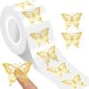 Golden Golden Butterfly Stickers Gold Foil Gold Foil Stickers Butterfly Stickers  Gift Packaging
