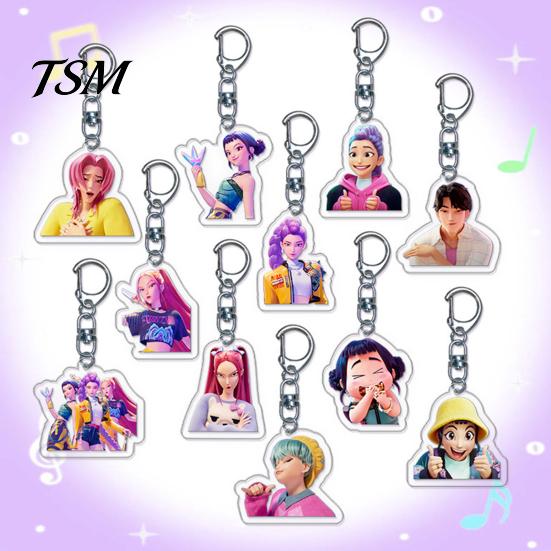 Character Keychain Witch Hunter Acrylic Anime Pendant Holder Exquisite Vivid Expression Bag Accessory