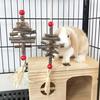 Hanging Hook Natural Wood Branch Rabbit Hamster Chinchilla Guinea Pig Squirrel Gerbil Teeth
