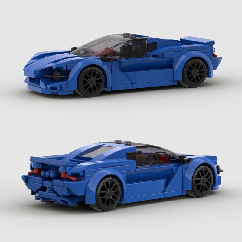 Скорость MOC Известный Суперкар Гонки Спорт Классические Автомобили Городской Транспорт Гонщик Строительные Блоки Наборы Кирпичей Детские Игрушки 765lt