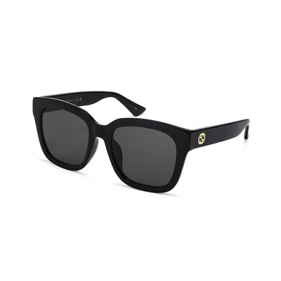 Gucci Солнцезащитные очки квадратной формы с логотипом Double G, унисекс