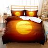 Sun Pattern Duvet Cover Set Double Single Full Size Bohemian Style Bedding Set for Teens Adults Bedroom Decor with Pillowcase