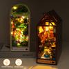 Деревянный набор для сборки книги «Креативный дом» 3D-модель со светодиодной подсветкой Декор для книжной полки Подарок для подростков и взрослых